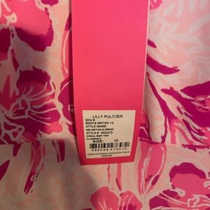 Lilly Pulitzer Melody Maxi Flamingo Dress NWT Size 12 Beautiful Pink